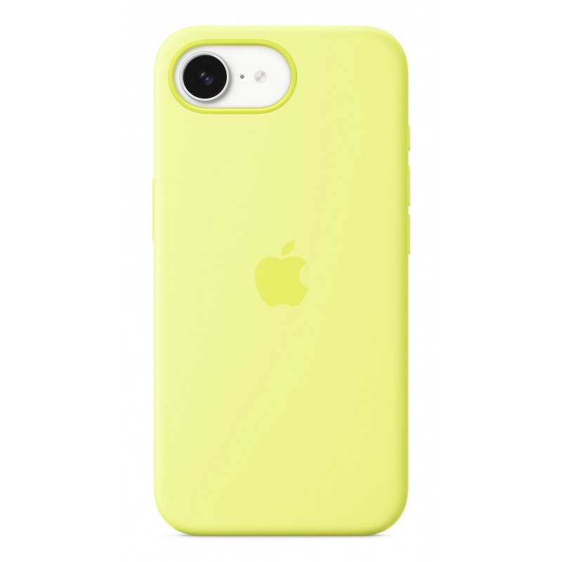 Funda de silicona para el iPhone 16e - Amarillo neón MGYW4ZM A