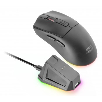 Mars Gaming MM-T3 RF Wireless + Bluetooth + USB Type-A Óptico 14400 DPI MMT3