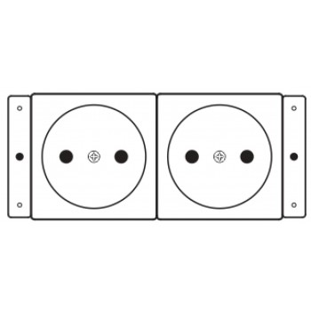 Kramer Electronics TS-2DE toma de corriente 80-002199