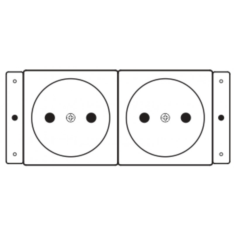 Kramer Electronics TS-2DE toma de corriente 80-002199