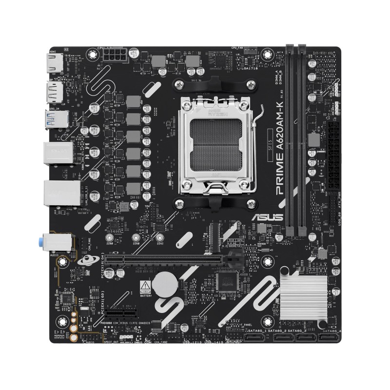 ASUS PRIME A620AM-K - Socket AM5 - micro ATX - AMD A620A 90MB1GX0-M0EAY0