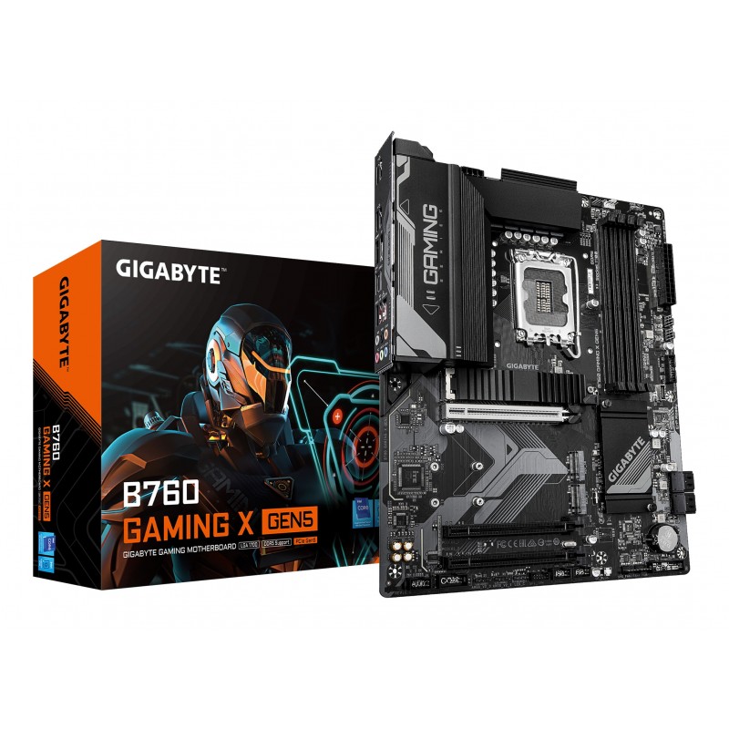 GIGABYTE B760 GAMING X GEN5 - LGA 1700 - ATX - Intel B760 B760GAMINGXGEN5
