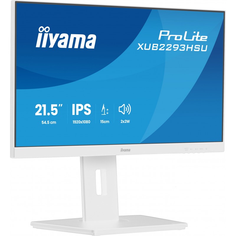 iiyama ProLite XUB2293HSU-W7 - 21.5" Full HD - LED - Blanco - 100Hz