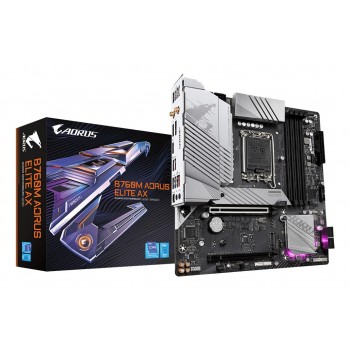 (Desprecintado) Gigabyte B760M AORUS ELITE AX - LGA 1700 - micro ATX - Intel B760 B760M AORUS ELITE AX G10