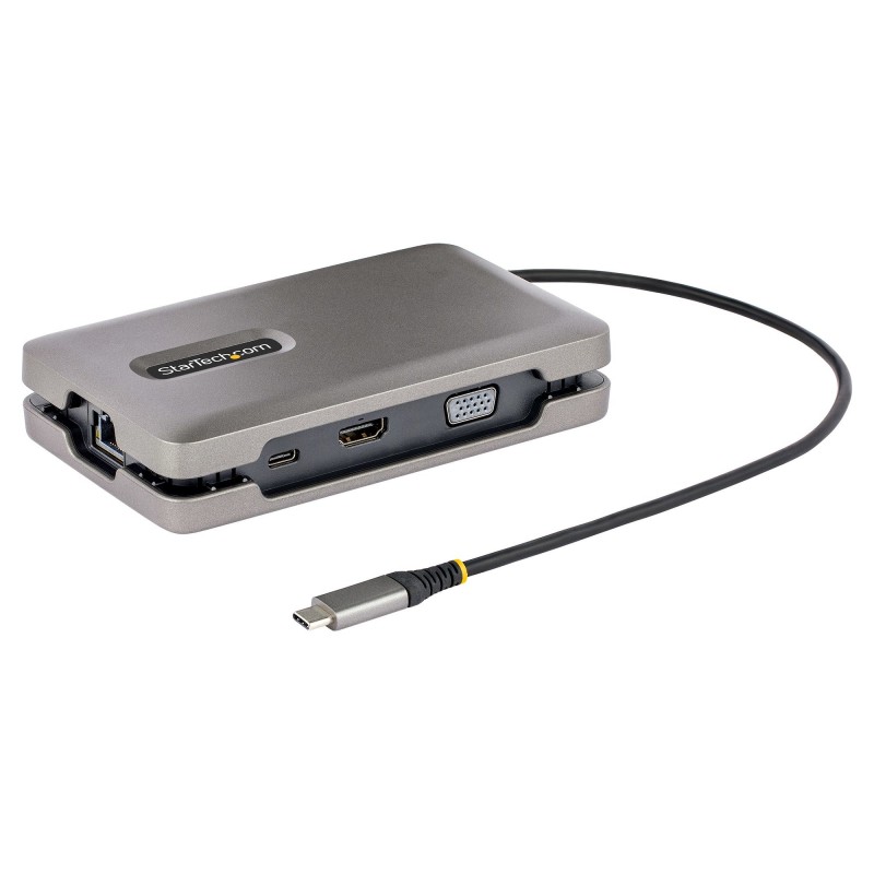 StarTech.com USB-C Multiport Adapter with USB-C DP Alt Mode Video Output   4K HDMI 2.0   VGA, USB-C  DKM31C3HVCPD