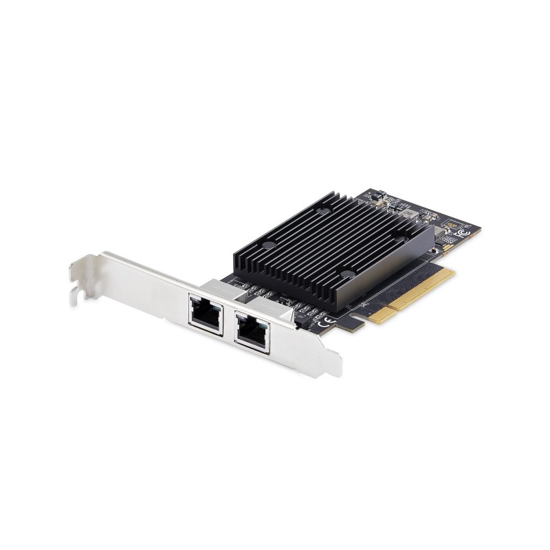 StarTech.com Tarjeta de Red Ethernet PCIe de 2 Puertos RJ45 de 10Gb - Adaptador de Red Ethernet de R PR210B-NETWORK-CARD