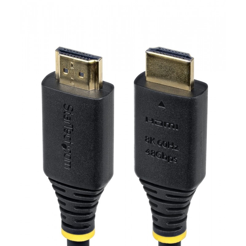 StarTech.com Cable HDMI de 50cm Certificado de Ultra Alta Velocidad - 8K60Hz 4K120Hz - Cable HDMI 2. HDMI21-CBL-8K60-50CM