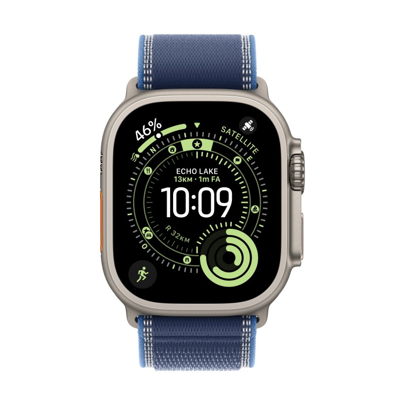 Correa Loop Trail azul azul brillante (49 mm) - Talla M L - Titanio natural MFT74ZM A