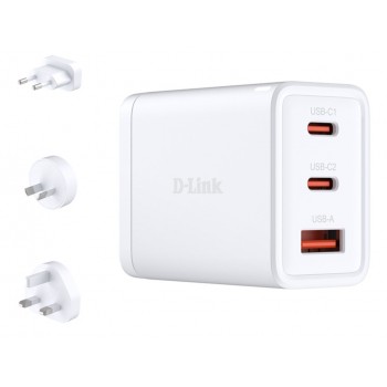D-Link DCP-651 cargador de dispositivo móvil Universal Blanco Corriente alterna Carga rápida Interio
