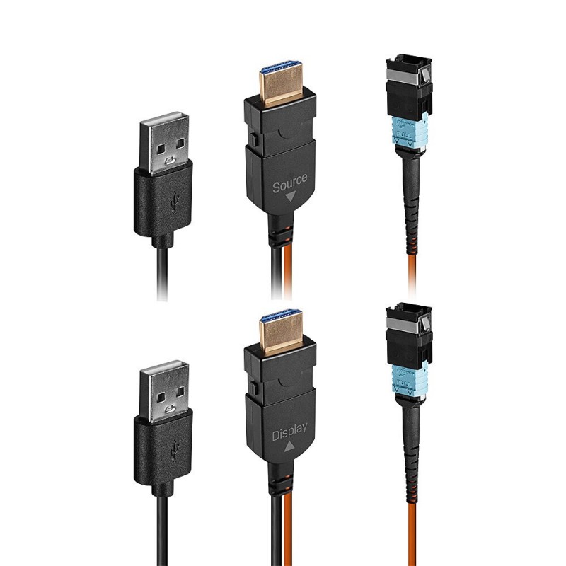 Lindy 38360 Cable de fibra óptica e InfiniBand 100 m MPO Multicolor