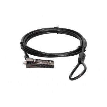 Conceptronic CUSTODIO01BS cable antirrobo Negro 1,8 m