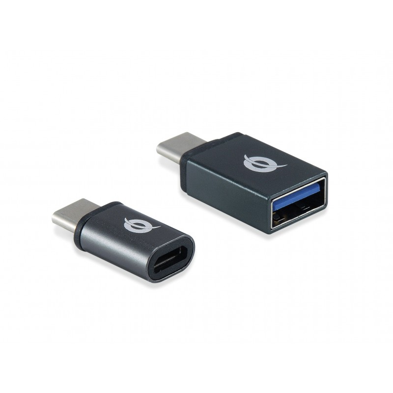 Conceptronic DONN04G cambiador de género para cable USB 3.1 Gen 1 Type-C, USB 2.0 Type-C USB 3.1 Gen