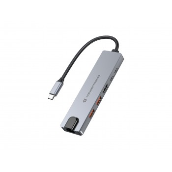 Conceptronic DONN29G base para portátil y replicador de puertos Alámbrico USB 3.2 Gen 2 (3.1 Gen 2) 