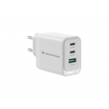 Conceptronic ALTHEA21W65 cargador de dispositivo móvil Universal Blanco Corriente alterna Carga rápi