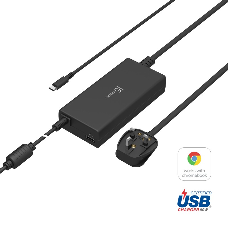 j5create JUP2290C-EN Supercargador PD USB-C® de 100 W - UE