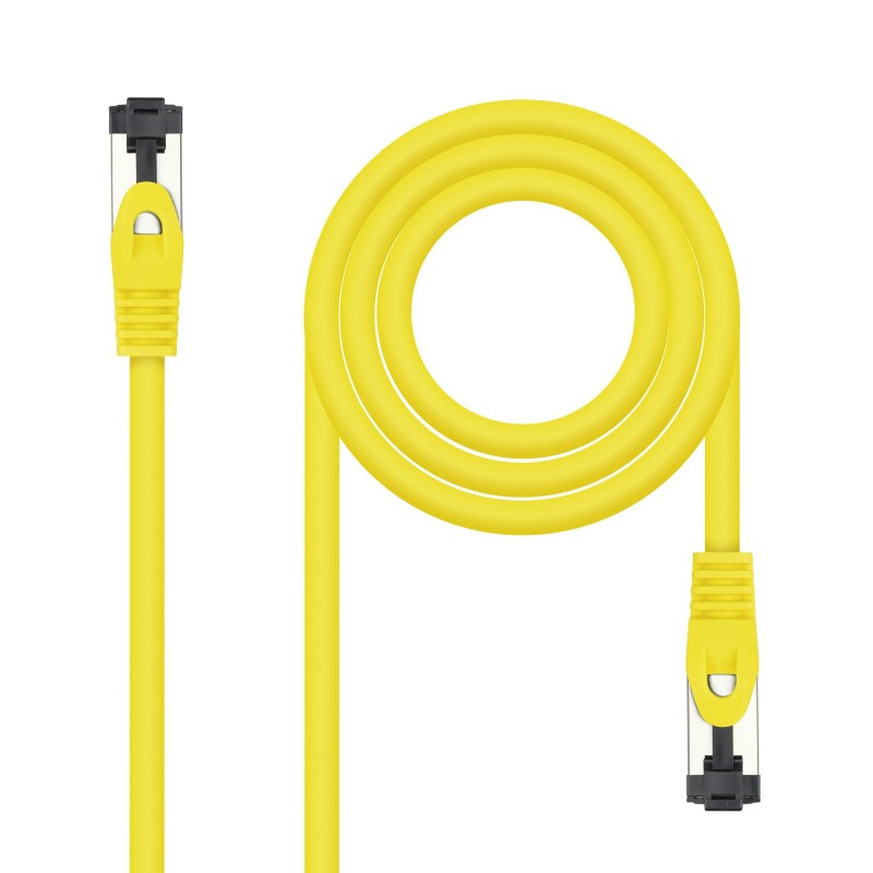 Nanocable Cable de Red Latiguillo Cat.8.1 2GHz LSZH SSTP AWG26, Amarillo, 2 m 10.20.2002-Y