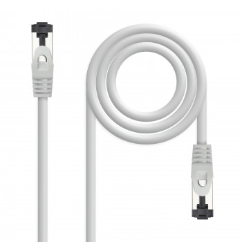 Nanocable Cable de Red Latiguillo Cat.8.1 2GHz LSZH SSTP AWG26, Gris, 7 m 10.20.2007