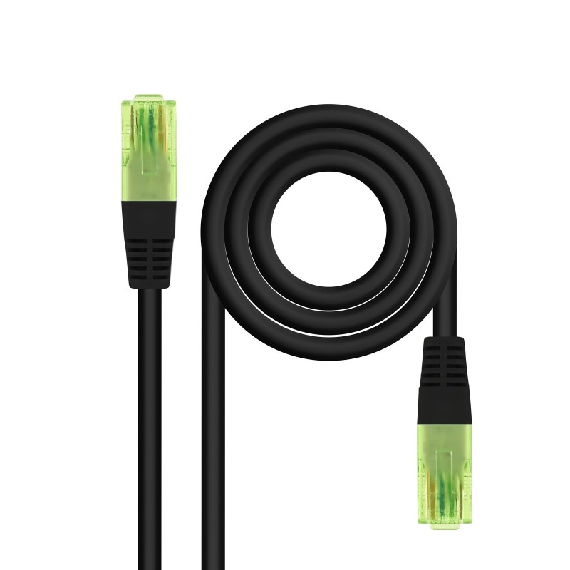 Nanocable Cable de Red Latiguillo RJ45 CAT.6 UTP AWG26 CCA, Negro, 2 m 10.20.1402-BK