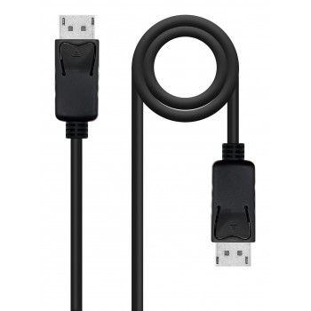 Nanocable Cable DisplayPort 1.4 CCS, DP M - DP M, Negro, 1 m 10.15.2801