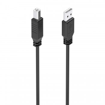 AISENS Cable USB 2.0 con Amplificador, Tipo A M-B M, Negro, 15m A101-0906