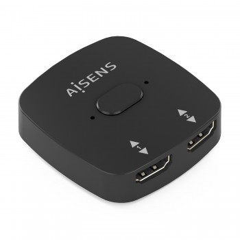 AISENS HDMI Conmutador Switch 4K@60Hz 2x1, Negro A123-0948