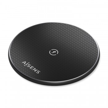 AISENS Cargador Inalambrico USB-C 15W Para Movil, Negro ASCH-15W1WC058-BK