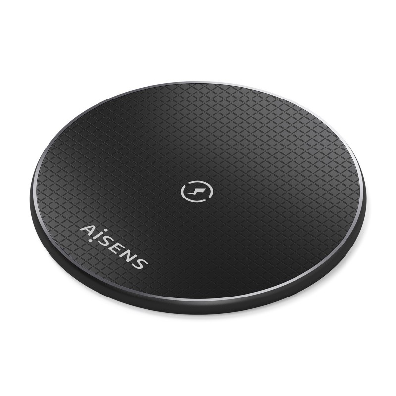 AISENS Cargador Inalambrico USB-C 15W Para Movil, Negro ASCH-15W1WC058-BK