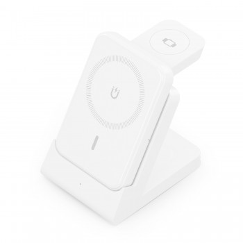 AISENS Cargador Inalambrico USB-C 4 en 1 De 15W Para Movil, Apple Watch, Auriculares Con Estuche De  ASCH-15W4WC063-W