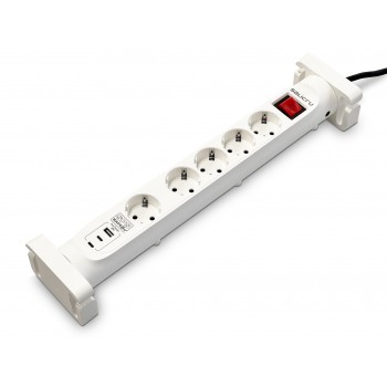 Salicru SPS SAFE 5S+ Blanco 5 salidas AC 230 V 1,4 m 680DA000003