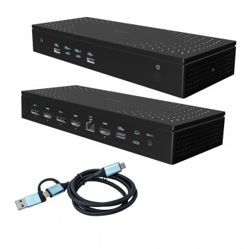 i-tec Universal 5x 4K 60Hz Display Docking Station + Power Delivery 100W CA5MONITORDOCKPD