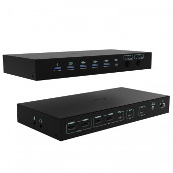 i-tec USB-C KVM Dock PRO for Three Hosts, Dual Video, with 2x Power Delivery, max 92W C31KVMDOCKPDPRO