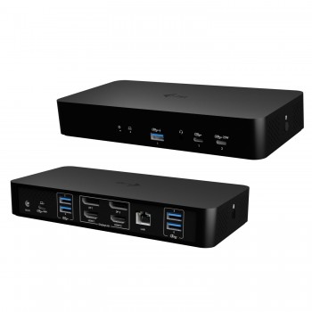 i-tec Universal Intelligent Dual Display Docking Station + Power Delivery 100W CAINTGDUAL4KDOCPD
