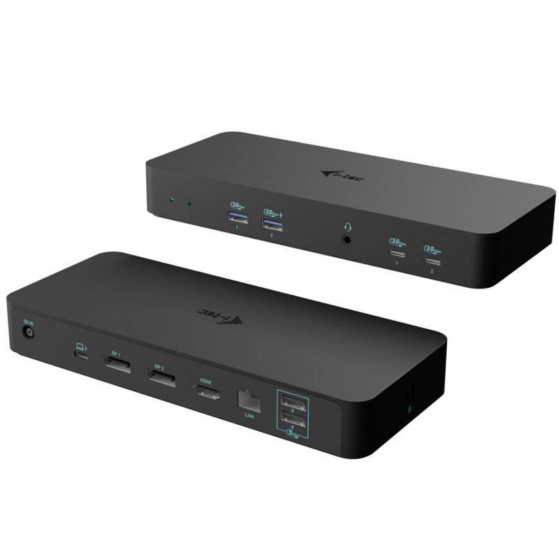 i-tec USB-C Intelligent Triple Display Docking Station + Power Delivery 100W C31INTGTRI4KDOCPD
