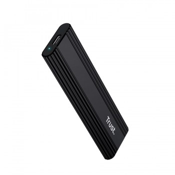 Trust 25806 Caja externa para unidad de estado sólido (SSD) Negro TRUST25806
