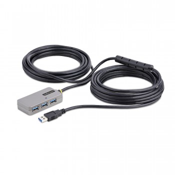 StarTech.com U01043-USB-EXTENDER hub de interfaz USB 3.2 Gen 1 (3.1 Gen 1) Type-A 5000 Mbit s Negro,