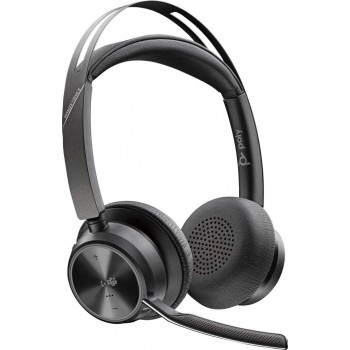 HP Poly Auriculares Poly Voyager Focus 2 USB-C-C con certifi Negro 9T9J6AA
