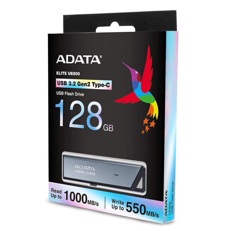 ADATA UE800 128GB - USB Type-C - Plata AELI-UE800-128G-CSG