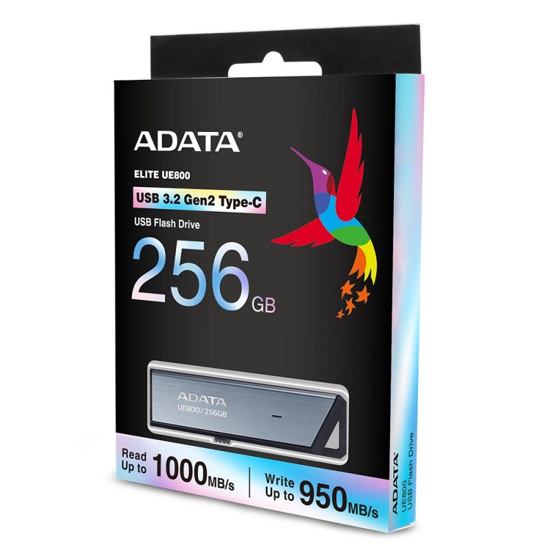 ADATA UE800 256GB - USB Type-C - Plata AELI-UE800-256G-CSG