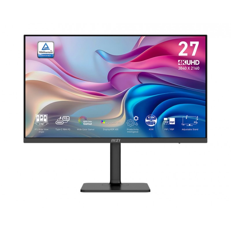 MSI Modern MD272UPHG - 27" 4K Ultra HD - Negro - 60Hz 9S6-3PB19H-270