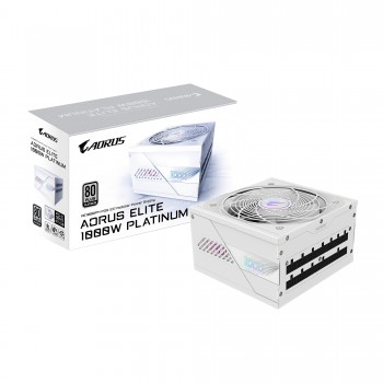 GIGABYTE AORUS ELITE P1000W ICE  - PCI 80 PLUS Platinum 1000W 28200-AE10W-1CEUR
