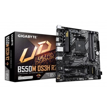 GIGABYTE B550M DS3H R2  AMD Ryzen 5 - Socket AM4 - micro ATX - AMD B550 9MB55MDSR-00-G10