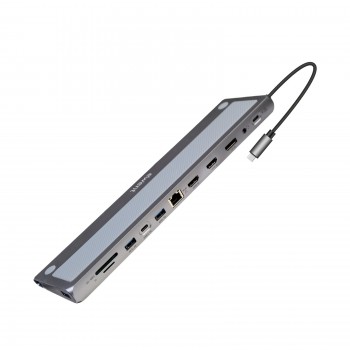 Ewent EW1150 base para portátil y replicador de puertos Alámbrico USB 3.2 Gen 1 (3.1 Gen 1) Type-C A