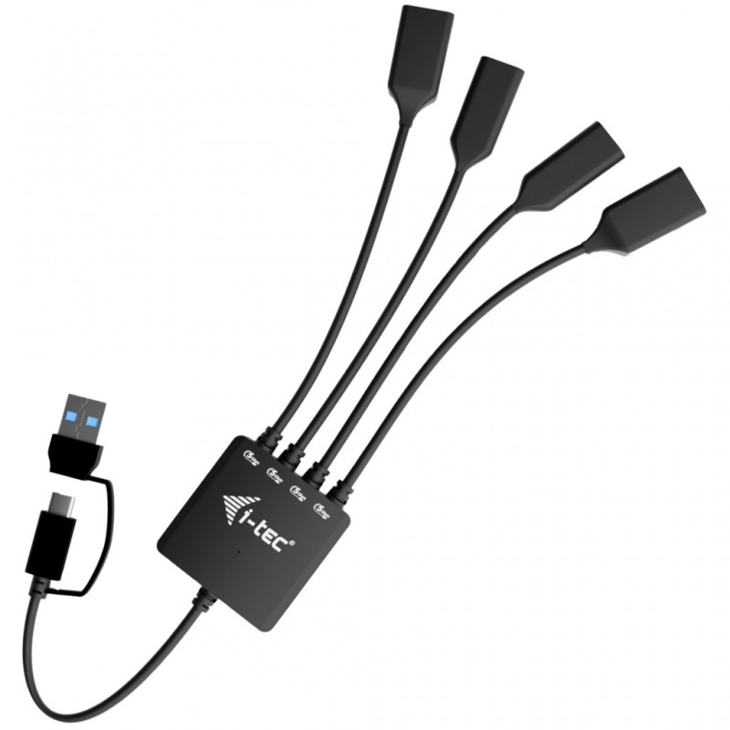 i-tec USB-C USB-A Cable HUB 4 port (2x USB-C, 2x USB-A) CACBLHUB2A2C