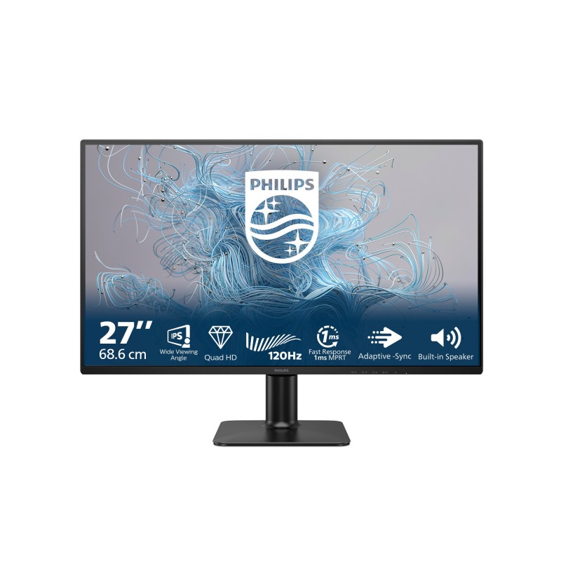 Philips 2000 series 27E2N2500 00 - 27" Quad HD - LCD - Negro - 120Hz