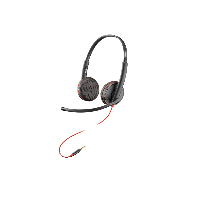 POLY Blackwire C3225 Top Negro 7S4M7AA