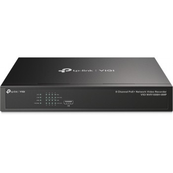 (Desprecintado) TP-Link VIGI NVR1008H-8MP Grabadore de vídeo en red (NVR) Negro