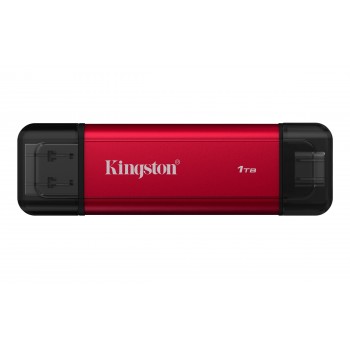 Kingston Technology 1TB Dual USB-A C Portable SSD, Up to 1050MB s USB 3.2 Gen 2 SPSD 1TB