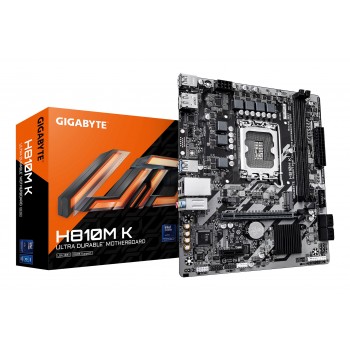 GIGABYTE H810M K  - LGA 1851 (Socket V1) - micro ATX - Intel H810 9MH810MK-00-G10