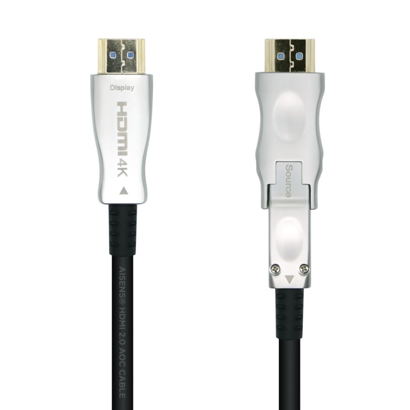 AISENS Cable HDMI V2.0 AOC Desmontable Premium Alta Velocidad   HEC 4k@60Hz 4 4 4 18Gbps, A M-D A M, A148-0513