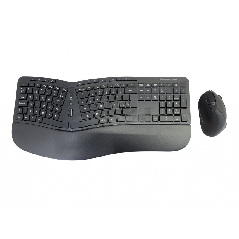 (Desprecintado) TECLADO + RATON CONCEPTRONIC WIRELESS ERGONOMICO ORAZIO02ES